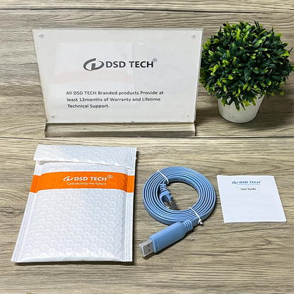 DSD TECH SH-RJ45K USB to RS485 Serial Cable with RJ45 Interface and Built-in FTDI chip