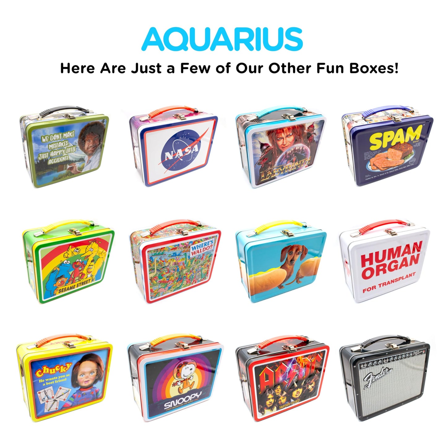 Aquarius NASA Logo Gen 2 Tin Fun Box