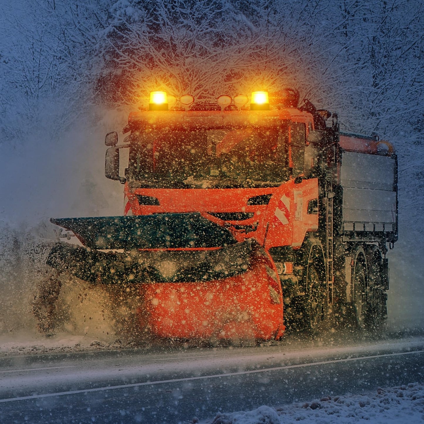 Beacon Lights for Trucks,Emergency Flashing Lights for Vehicles,Magnetic Rooftop Strobe Lights for Snowplow Work Truck Tow Mail Car,Amber Warning Lights - Ensure Night and Highway Driving Safety