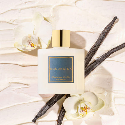 Cocorrína Premium Reed Diffuser Set with Preserved Baby's Breath & Cotton Stick Cashmere Vanilla | 6.7oz Scent Fragrance Oil Diffuser for Bedroom Bathroom Home Décor