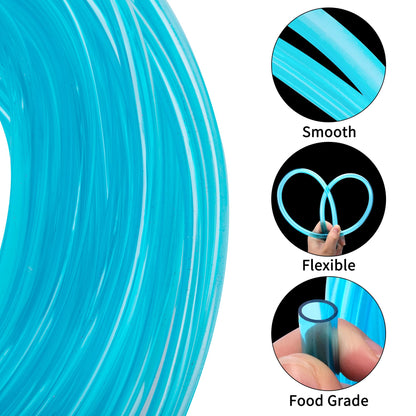 60 Ft Maple Syrup Tree Tapping Tubing Line- Maple Sap Vacuum Tubing- Syrup Collection Tubes Vacuum Line Hose for Maple Syrup Collection Supplies