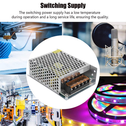 5V Power Supply, AC 110V/220V to DC Converter Ng Power Supply LED Equipment Reulated Transformer (S-50-5 (5V/10A/50W) AC100-240V)