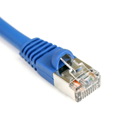 StarTech.com 25 ft Cat5e Blue Snagless Shielded RJ45 F/UTP Cat 5e Patch Cable - 25ft Patch Cord