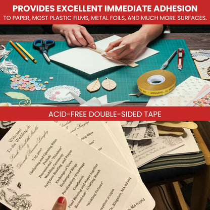 T.R.U. ATG-7502 ATG Tape (Acid Free Adhesive Transfer Tape): 1/4 in. wide x 36 yds.