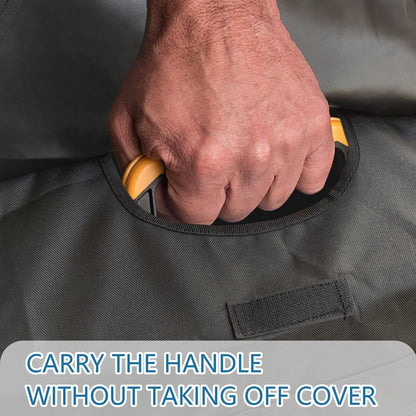 Waterproof Universal Generator Cover for Most Portable Generators 2000-3500 Watt EU2200i EU3200, Heavy Duty Thicken 600D Polyester,Weather and UV Resistant(23 x 13 x 18 inch-Black)