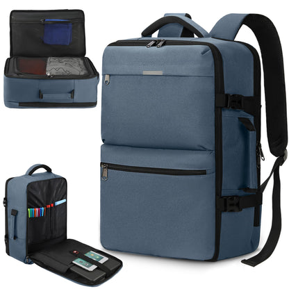 Travel Backpack 15.6 inch Laptop Backpack Waterproof Carry On Backpack Flight Approved Weekender School Backpack for Men Women
