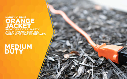 Woods 723 16/2 50-Foot Vinyl SJTW Extension Cord (Orange)