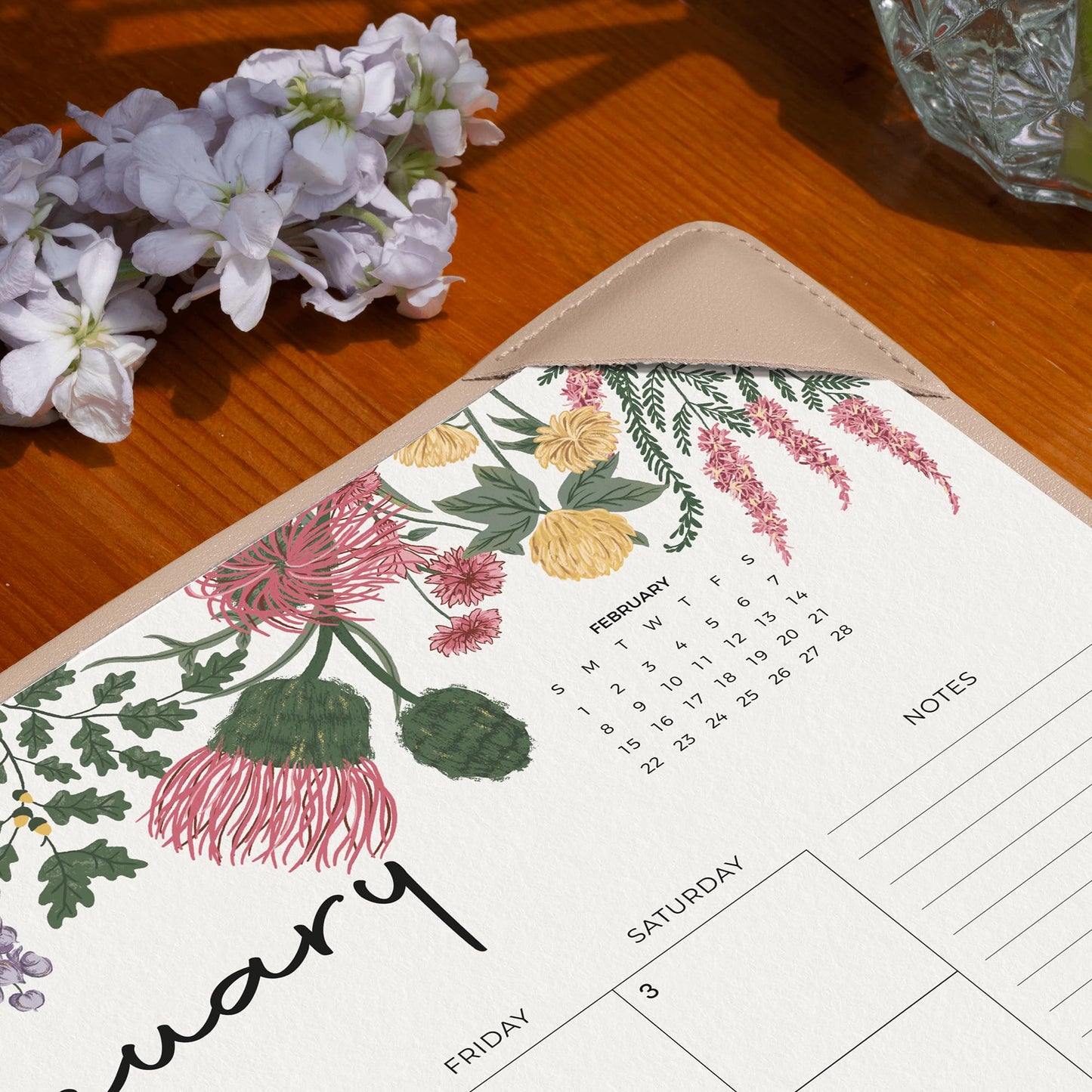 Cabbrix Desk Calendar 2026 with Desktop Mat, Desk Pad Calendar 15"x 12" From January 2026 to June 2027, Desk Calendar for Home Office and School, Easy Planning (Apricot)