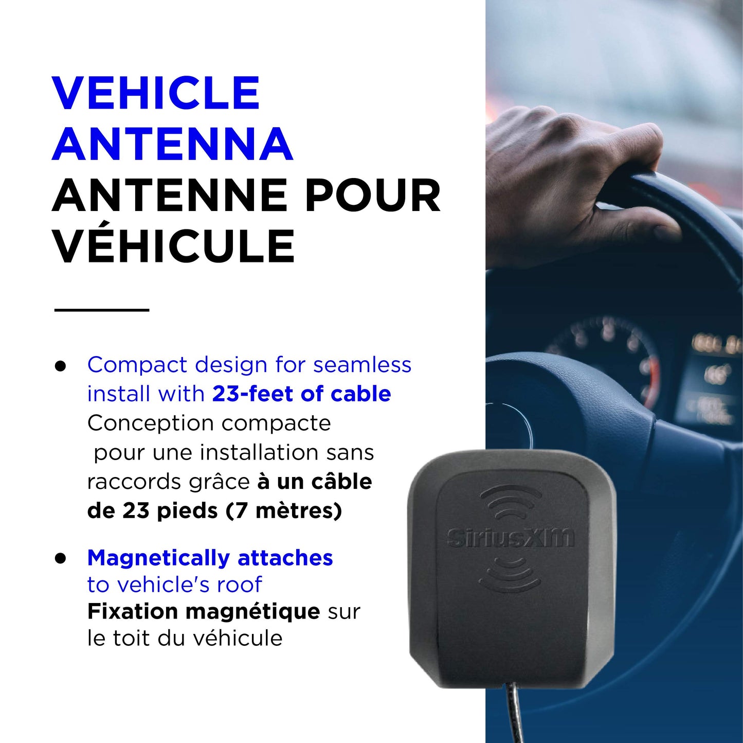 SiriusXM NGVA3C Magnetic Antenna Mount for Your Vehicle
