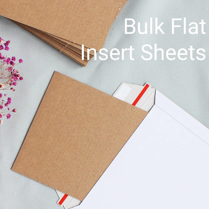 zmybcpack 200 Pack 5x7 inch Corrugated Cardboard Insert Sheets for Crafts, Flat Packaging Inserts Pads Divider Sheets for Packing, Mailing, DIY Projects