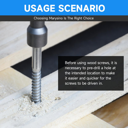 (8-Set) 1/2 x 3 Lag Screws, Stainless Steel Heavy Duty Hex Head Lag Bolts for Wood, Commercial/Industrial Grade 1/4 Bolts, Mounting Screws Bolts Kit, Black Oxided by Marysino