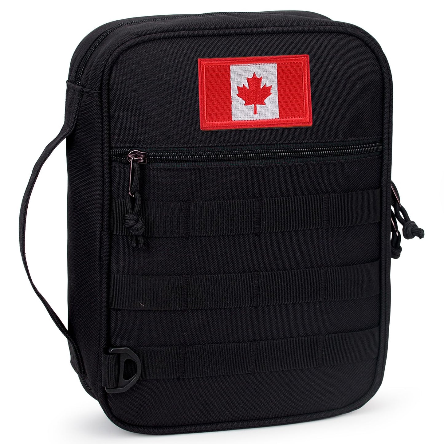 ATRIPACK Tactical Bible Cover for Men,Large Bible Case with Shoulder Strap,Water-Resistant Book Cover with Handle,Multi-Functional Carrying Bible Holder Bag for Church,Study,Spiritual