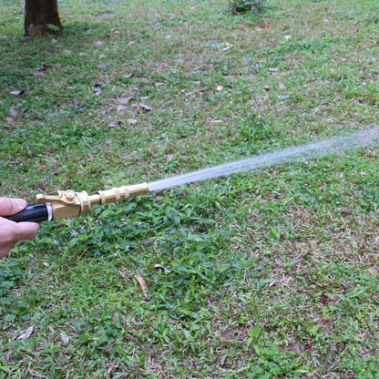 STYDDI Brass Hose Nozzle, 2 Pack Heavy-Duty Adjustable Garden Twist Hose Nozzle Shut Off Valve, Suitable for Watering Flowers, Lawns, Cleaning Ground, Cleaning Car