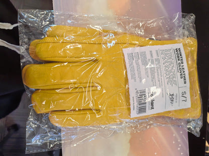 Winter Leather Work Gloves, Warm Thinsulate Lining for Cold Weather Work, 100% Full Grain Cowhide with Abrasion and Puncture Resistance, Size X-Large