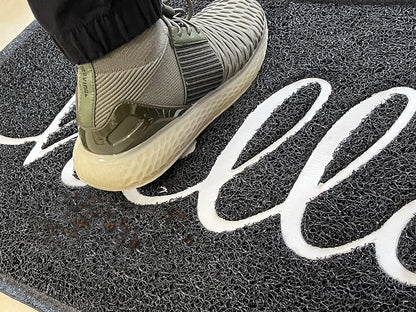 Door Mat Indoor Outdoor Doormat Low Profile Floor Mat Welcome Mat Non-Slip Low-Profile Design Front Doormat,Durable Trap Dirt for Entryway,High Traffic Areas,Patio 36"*24" (Black-Home)
