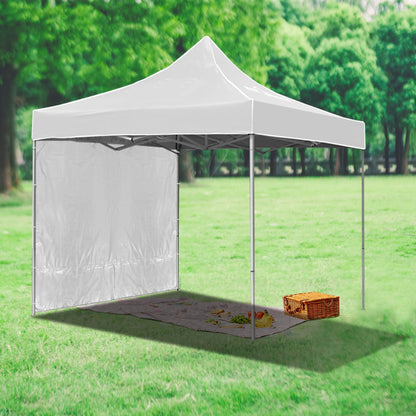 REDCAMP Instant Canopy Sidewall for 10x10ft Pop Up Canopy, 1 Pack Sunwall Only, White/Silver (1 Sidewall Only, Canopy Tent NOT Included)