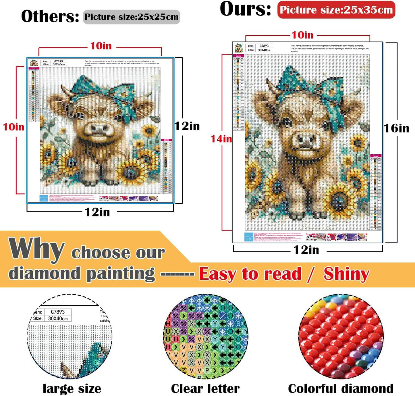 9 Pack Animals Diamond Art Kits for Adults，5D DIY Cow Elephant Dragon Diamond Painting Kits for Beginners Round Full Drill Painting with Diamonds Gem Art for Home Wall Decor 12X16Inch