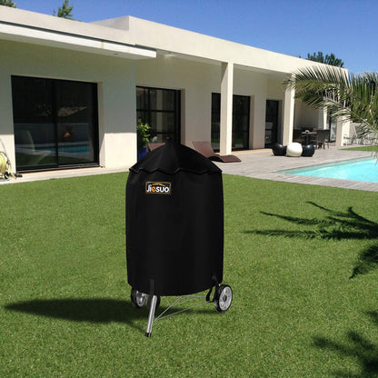 BBQ Cover for Weber Charcoal Kettle, 22 Inch BBQ Grill Cover, Heavy Duty Waterproof Grill Covers