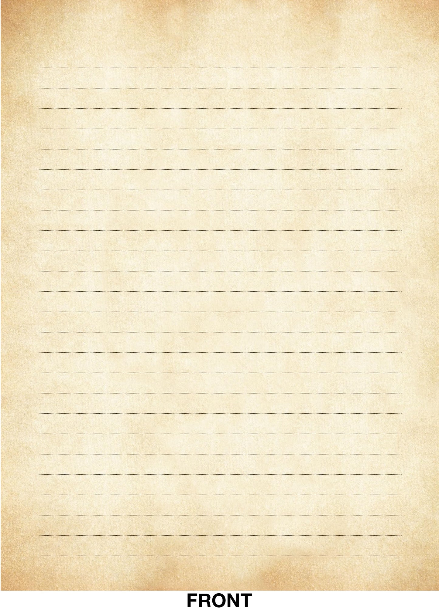 Vintage Parchment Boxed Stationery (30 sheets, 24 envelopes)