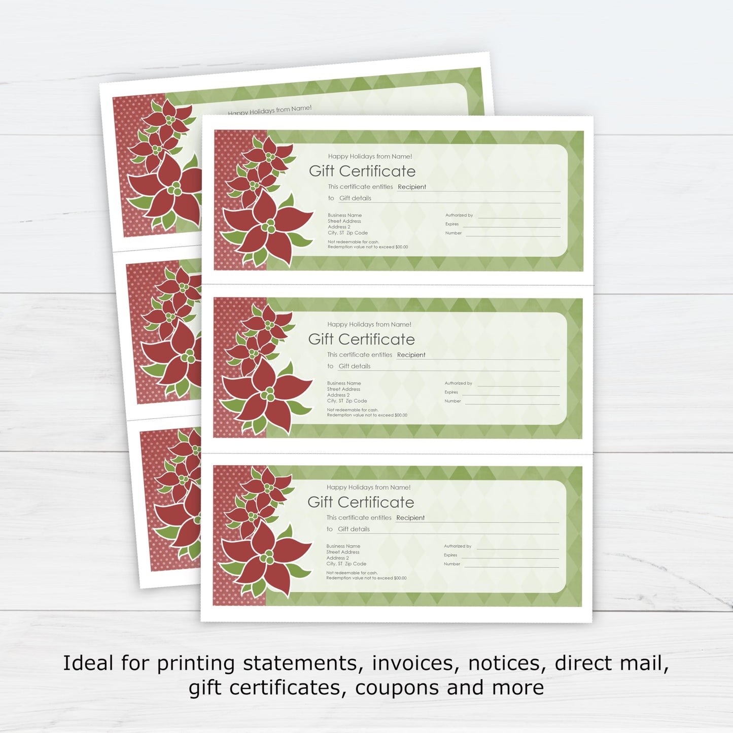 Printworks Professional Perforated Paper, 3.66 Inches, 7.33 Inches, 20lb, Letter Size (8.5 x 11), White, 500 Sheets (04120)