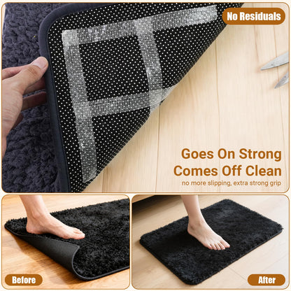 Double Sided Fabric Tape - Hem Tape No Sew No Iron for Clothes - Heavy Duty Hemming Tape for Curtains, Carpets, Pants, Crafts & DIY - Strong Hold Removable & Residue Free 1 inch x 33 ft x 3 ROLLS