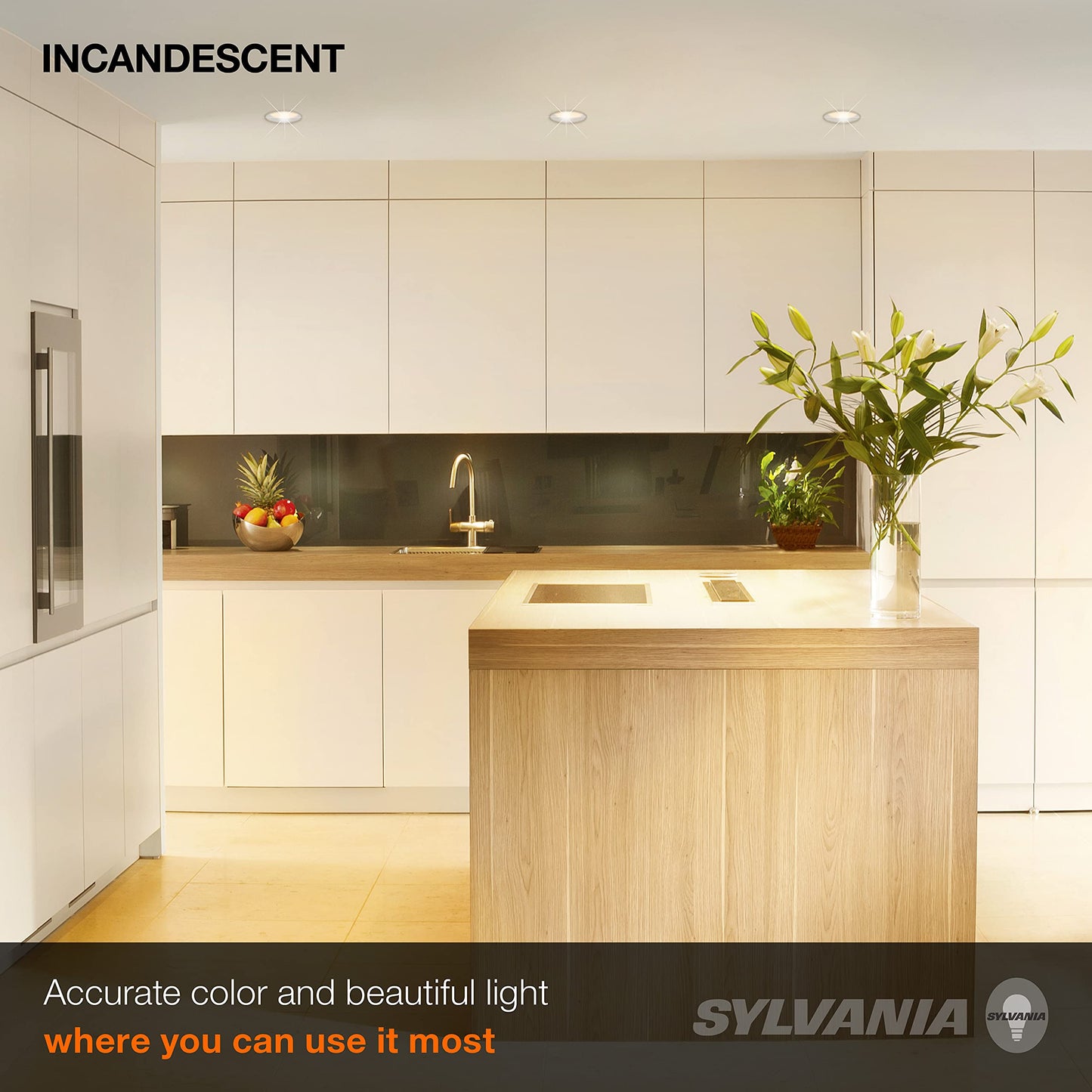 Sylvania 15676 R20 130-Volt 45-Watt Reflector Indoor Flood Light Bulbs, Incandescent Light (Pack of 6)