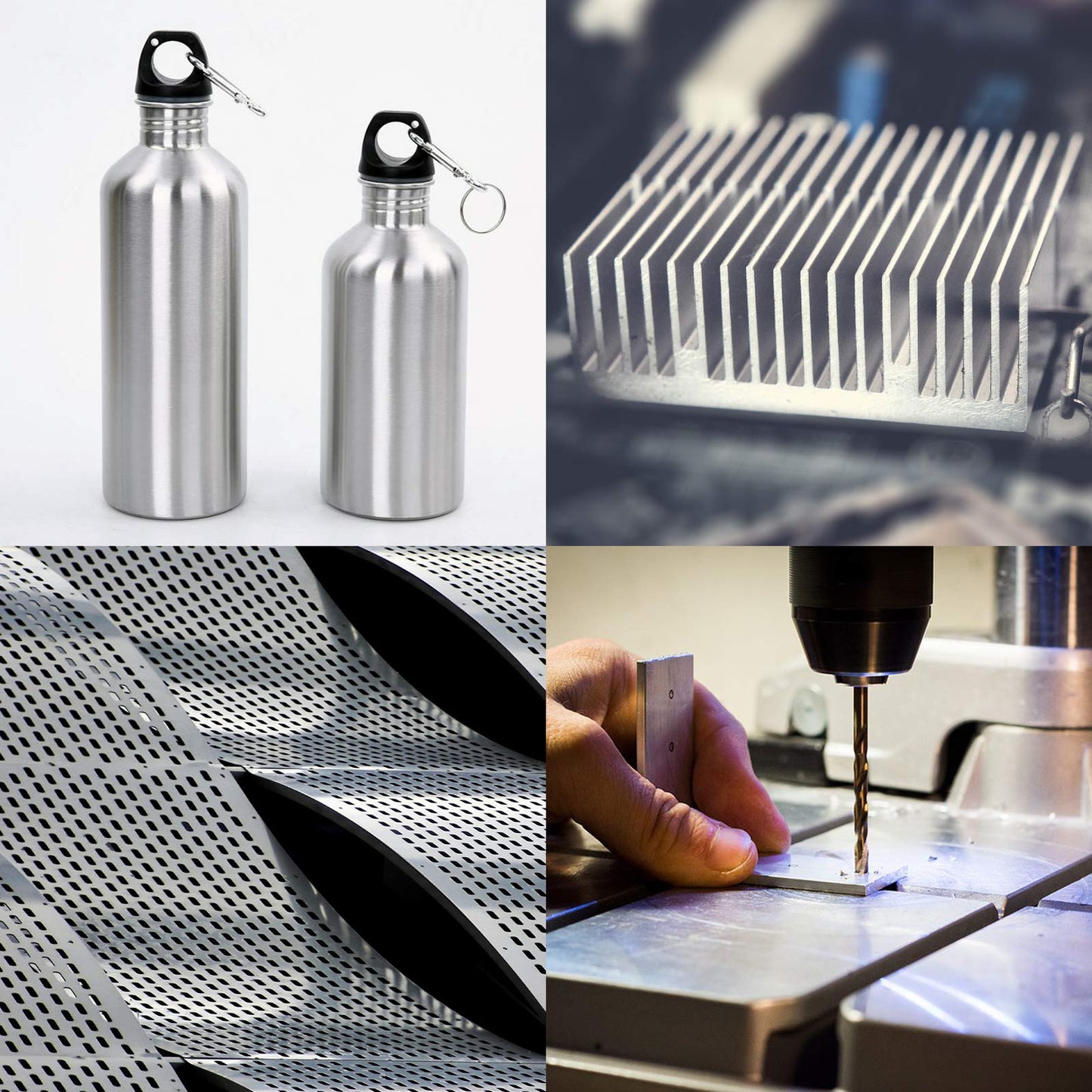 HAKZEON 2PCS Aluminum Sheet Metal Plate 12 x 12 x 1/16 Inch Thin Premium 6061 Aluminum Plate Covered with Protective Film for Construction, Elevator, Transportation, Electronics, Aviation