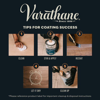 Varathane Diamond Wood Finish in Satin Clear, 236 ml (Pack of 1)(Packaging May Vary)