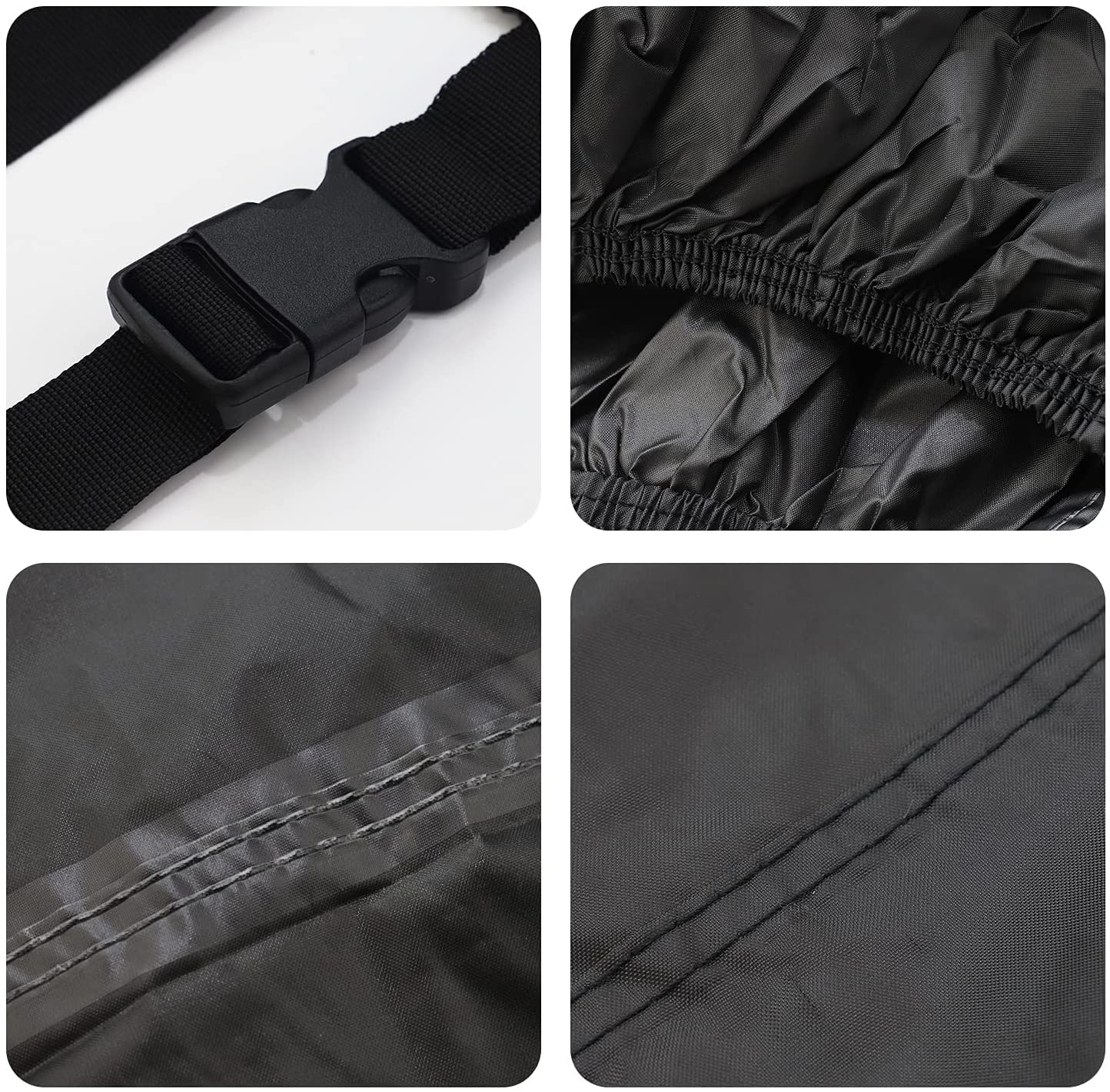 XYZCTEM 600D Waterproof Scooter Cover （L） Black Power Assisted Mobility Scooter Cover 48”