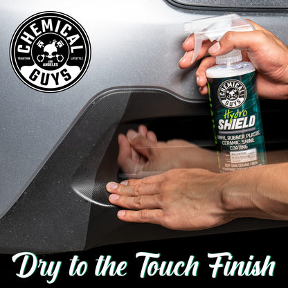 Chemical Guys HydroShield Vinyl, Rubber, Plastic Ceramic Shine Coating (Great for Interior & Exterior) Safe for Cars, Trucks, Motorcycles, RVs & More, 473 ml