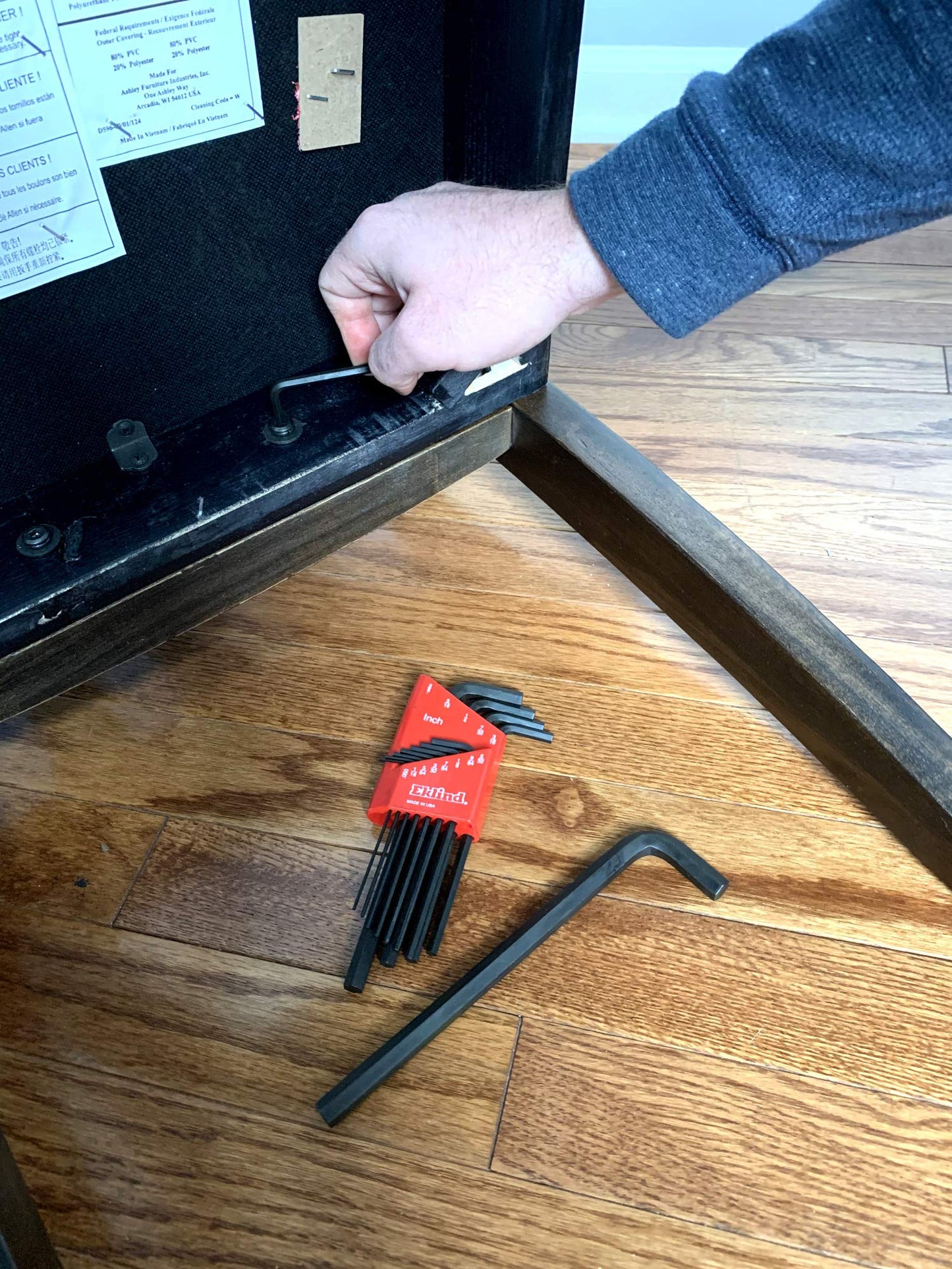 Hex-L Key Set-13pc 050"-3/8",Long