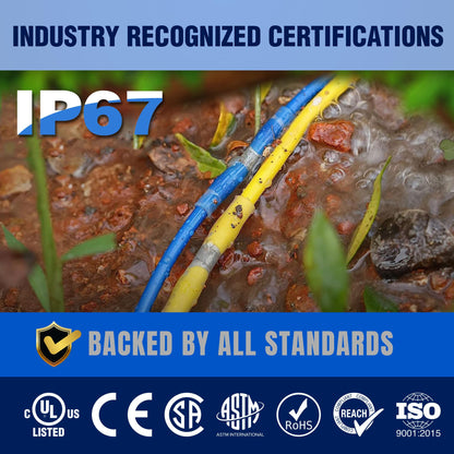 New Age America® 450pcs KableSeal™ Solder Seal Wire Connector Kit | AWG 26-10 | Marine Grade & IP67 Water Proof | Color Coded | Self Soldering Wire Terminals | Wire Terminals | w/Case | UL Certified