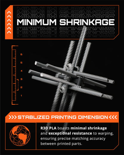 R3D Dual Color Silk PLA 3D Printer Filament Filament, Co-Extrusion, 1.75mm 1KG, 30-370 mm/s High-Speed Printing, 1.75mm, Dimensional Accuracy +/- 0.02 mm, 1kg Plastic Spool (Silk Bronze-Orange)