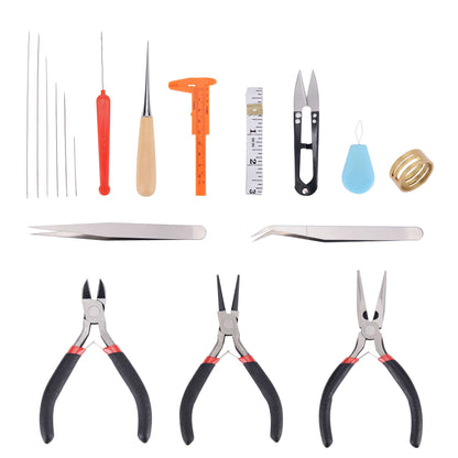 19Pcs Jewelry Making Tools Kit with Zipper Storage Case for Jewelry Crafting and Jewelry Repair by Paxcoo