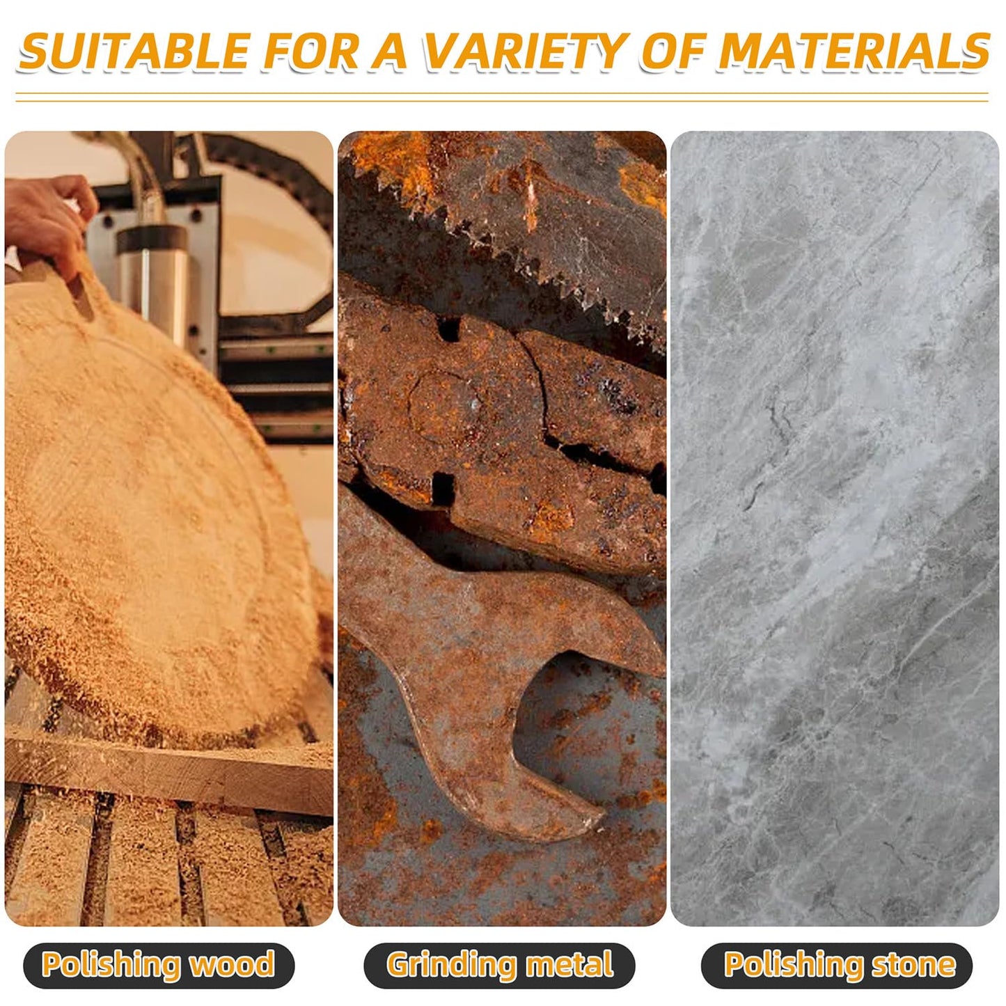 WUBOECE 10PCS Wire Cup Brush for Drill, High Carbon Steel Wire Drill Brush with 1/4" Hex Shank, Skilled in Handling Metal and Non-Metal Surfaces