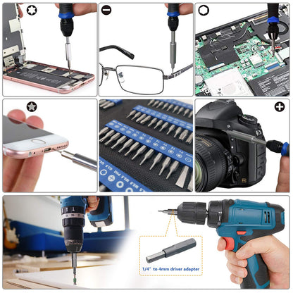 oGoDeal 133 in 1 Electronics Precision Screwdriver Set, Magnetic Screwdriver Set Electronic Repair Kit for Computer, Laptop, iPhone, MacBook, PC, Tablet, PS4, Xbox, Nintendo, Game Console