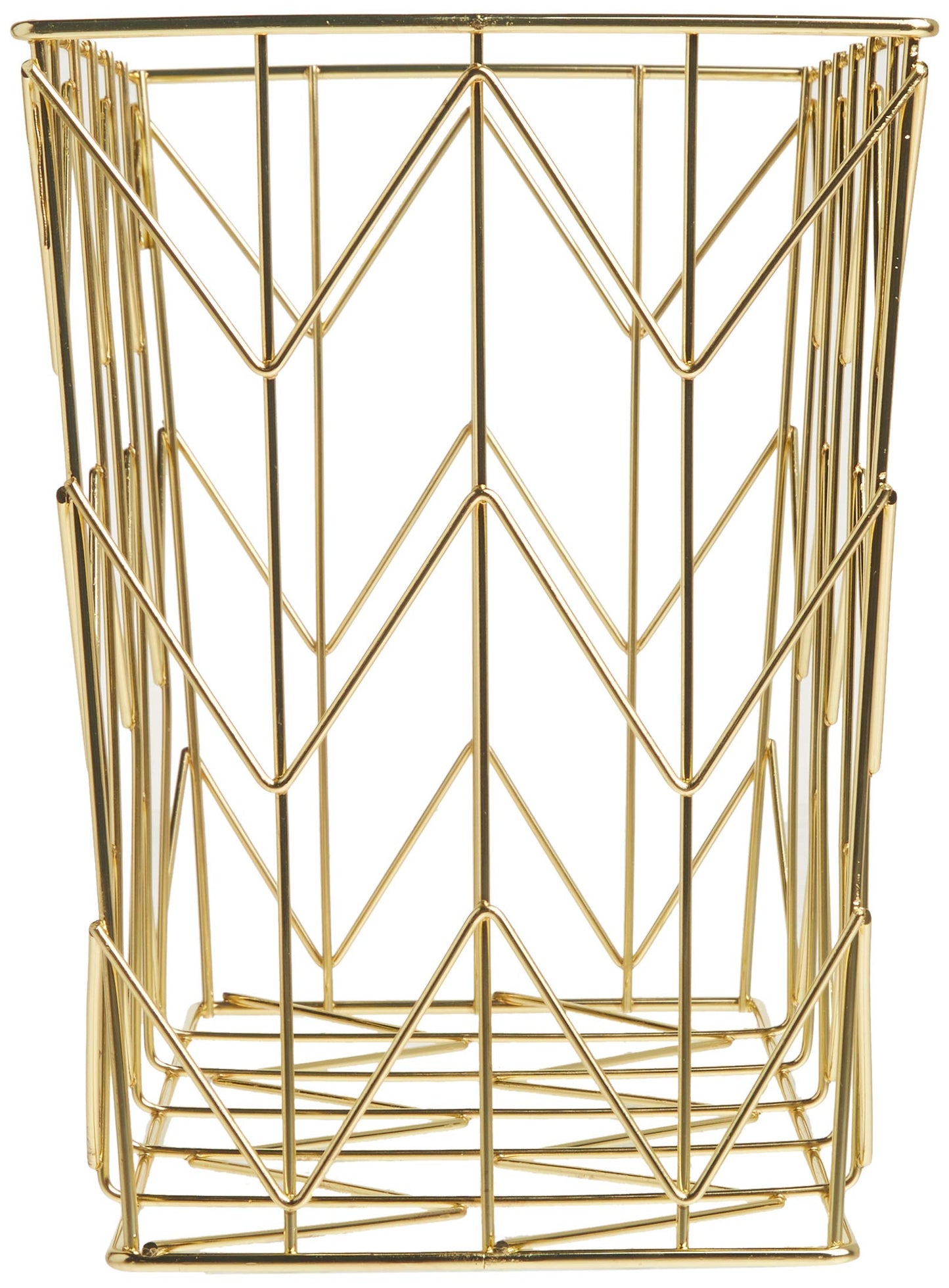 U Brands Hanging File Desk Organizer, Wire Metal, Gold - 894U02-06, 9.37H x 12.2W x 6.85D inches