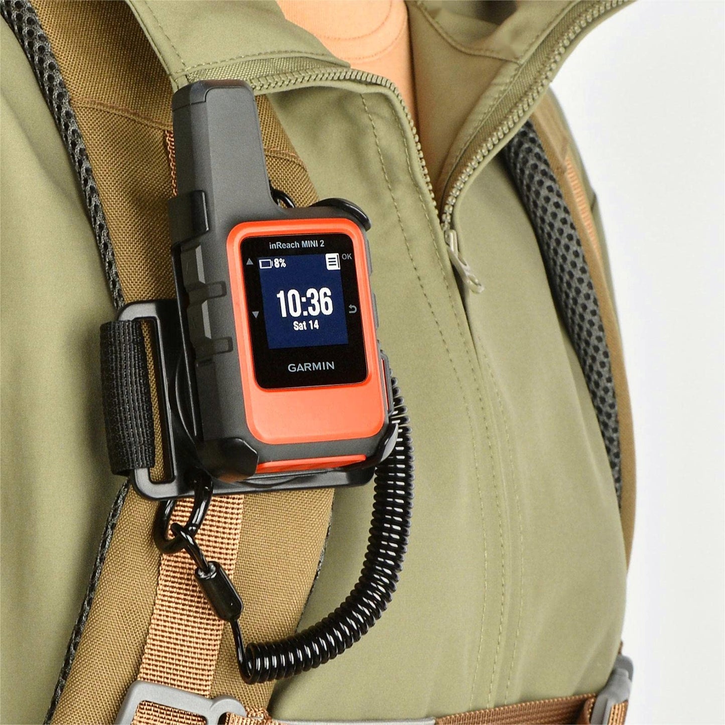 Backpack Tether for Garmin inReach MINI/inReach MINI 2 Handheld GPS - Backpack Mount Not for Other Garmin Models