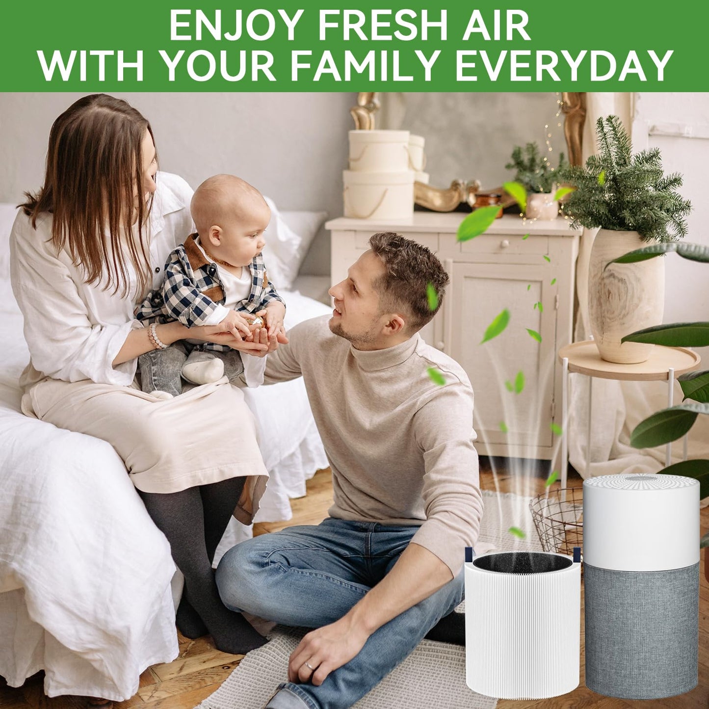 511 True HEPA Filter Replacement Compatible with Blueair Blue Pure 511 Air Purifier: 2-in-1 HEPA Filter with Activated Carbon Filter (2Packs)