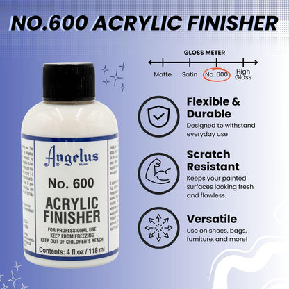 Angelus Brand Acrylic Leather Paint Finisher No. 600 - 4oz