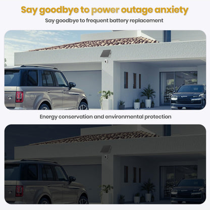 FlexSolar 1 Pack 6W Solar Panel for Security Camera Outdoor, 5V USB Solar Charger Compatible with Rechargeable Battery Powered Cam, Camera with IP67 Waterproof, 9.8ft Cable, 360° Adjustable Bracket