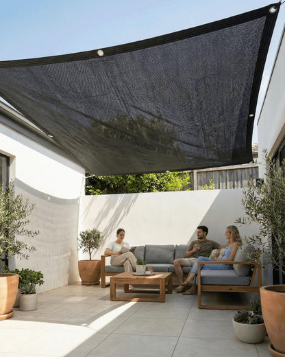 vensovo 50% Sunblock Shade Cloth Net Black Resistant - 8x12 Ft Garden Shade Mesh for Plant Cover, Greenhouse, Chicken Coop, Kennels, Tomatoes Plants