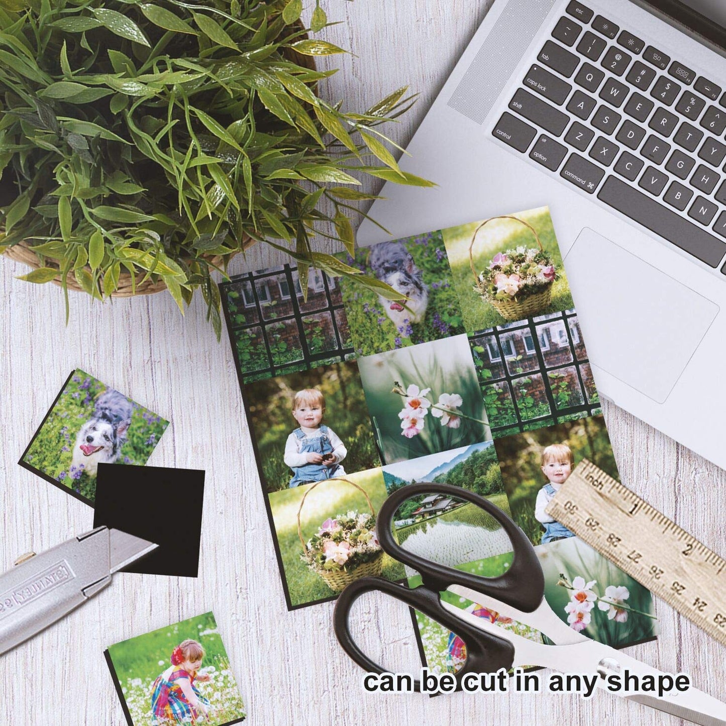 Stone City Magnetic Sheets Printable Matte Paper 12mil Thick for Inkjet Printers 8.5X 11 Inches 12 Sheets