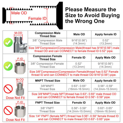 YUHX Brass Angle Stop Add-A-Tee Valve for TOTO Washlet Bidet and Handheld Sprayer, 3/8 Compression Connector 3 Way Diverter 3/8" x3/8" x3/8" or 1/2" Toilet T Adapter