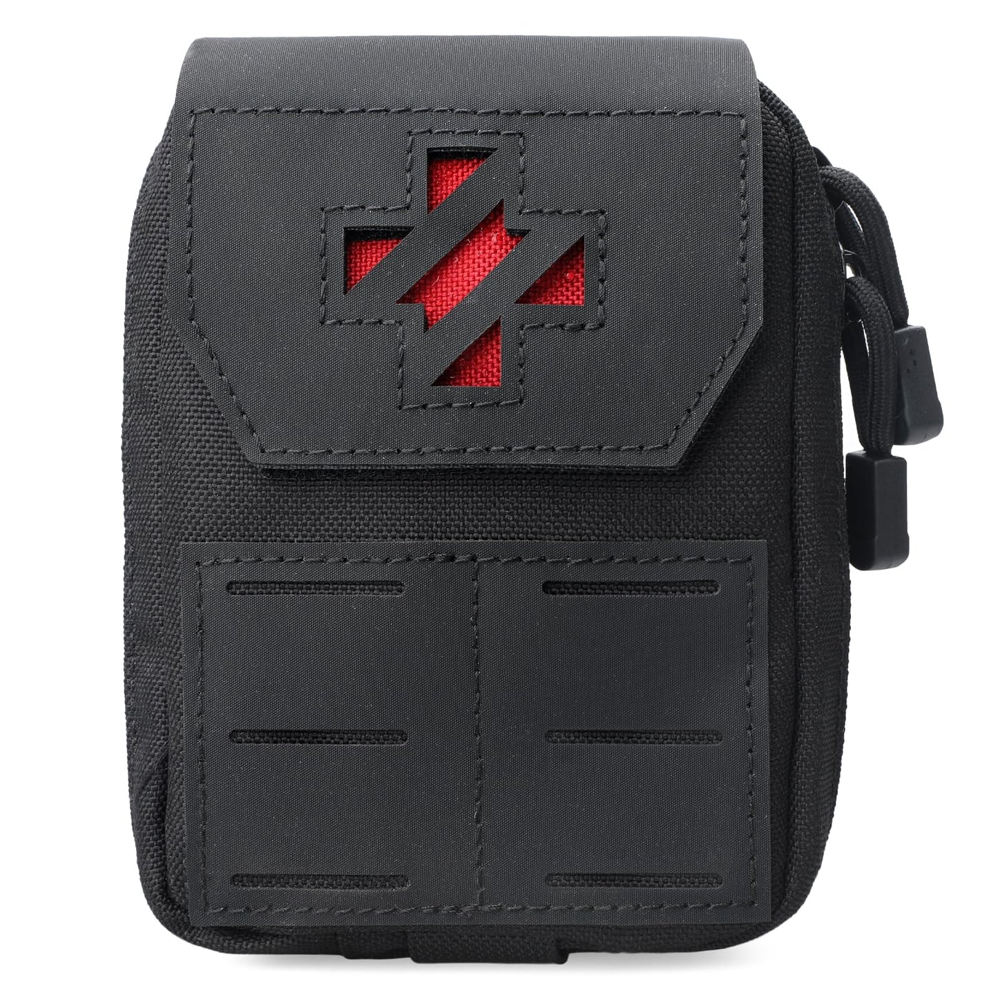 WYNEX Molle IFAK First Aid Pouch, Tactical Trauma Pouch MED EMT Belt Pouch Small Portable Utility Emergency Survival Pack with Immediate Identify Cross for Belt Vest