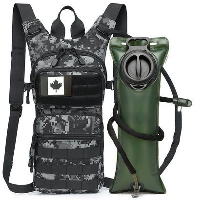 ATBP Insulated Water Hydration Pack Bag with 3L TPU Bladder Tactical Molle Hydration Backpack for Hiking Cycling Running