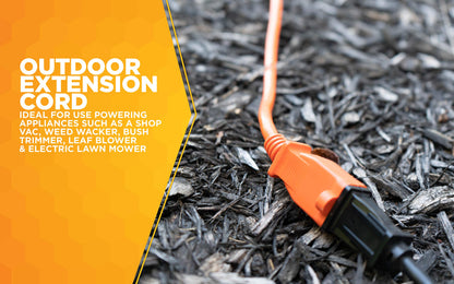 Woods 723 16/2 50-Foot Vinyl SJTW Extension Cord (Orange)