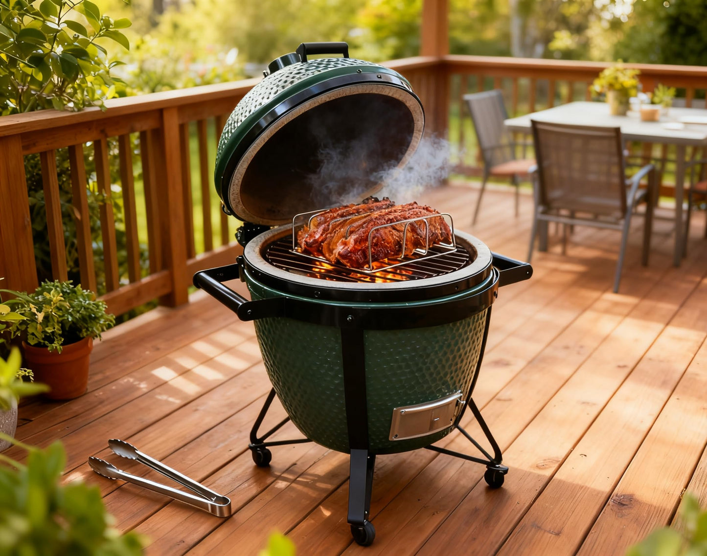WEBROIL Rib Racks Compatible with Ninja Woodfire Outdoor Grill OG800, OG850, OG900, OG951, OG952 Series Accessories, Stainless Steel Roast Rack for Ninja Woodfire Smoker Pro Connect XL Accessories