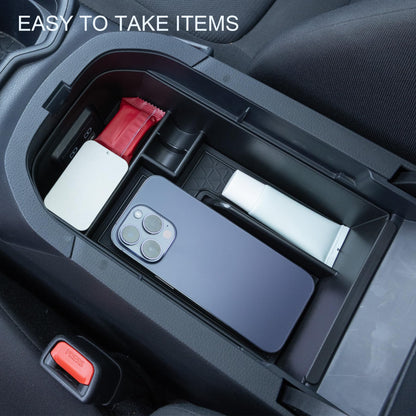 2PCS Center Console Organizer Compatible with 2019-2024 2025 Toyota Rav4 Interior Accessories, Gear Shift Storage Tray Secondary Box Insert Divider