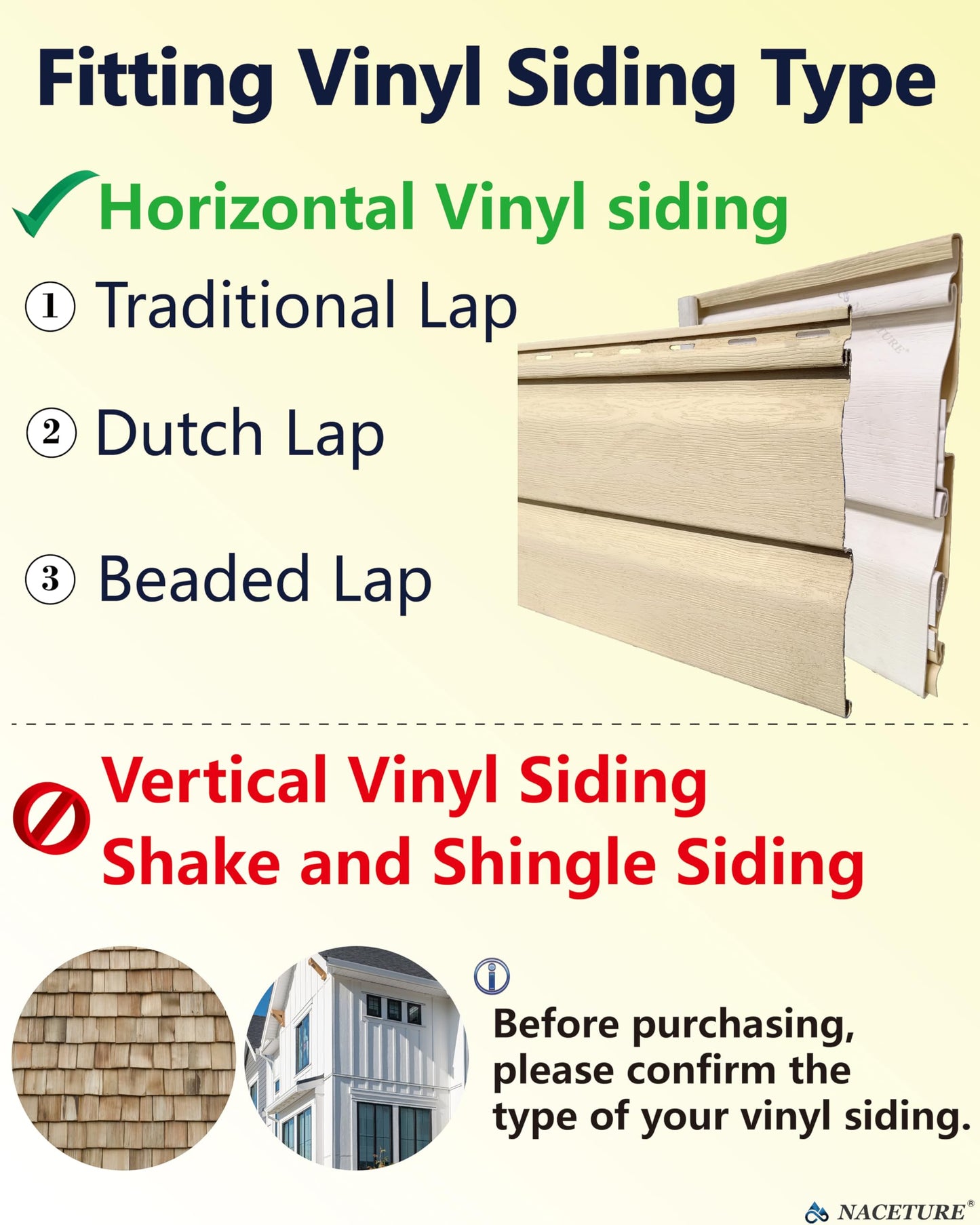 Vinyl Siding Screws Clips Hook - 18 Pack Heavy Duty No-Hole Needed Siding Screws Stainless Steel Hanger for Outdoor Mount Home Security Camera (18) (18 Pack)